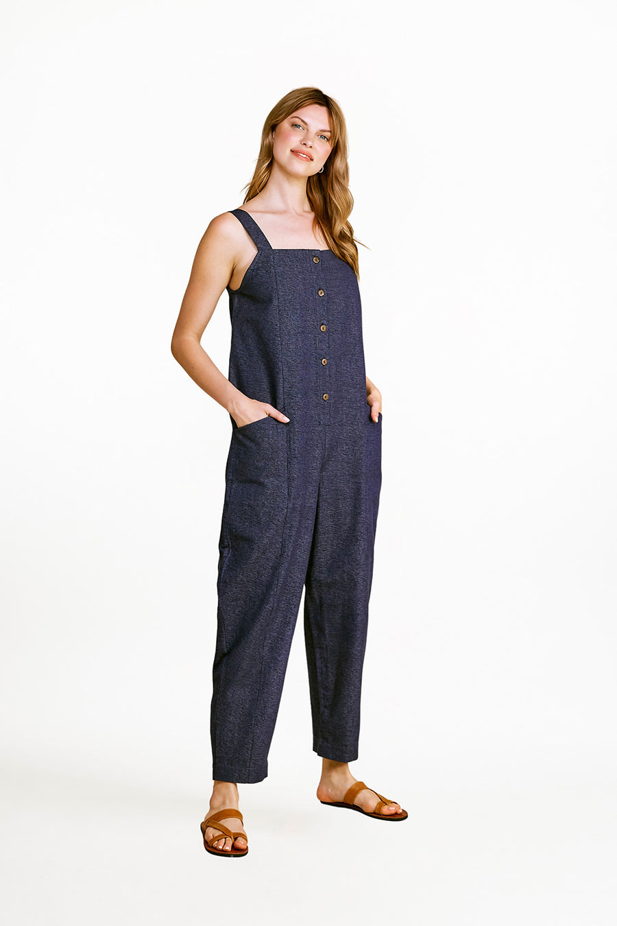 Tessie Jumpsuit in der Marine