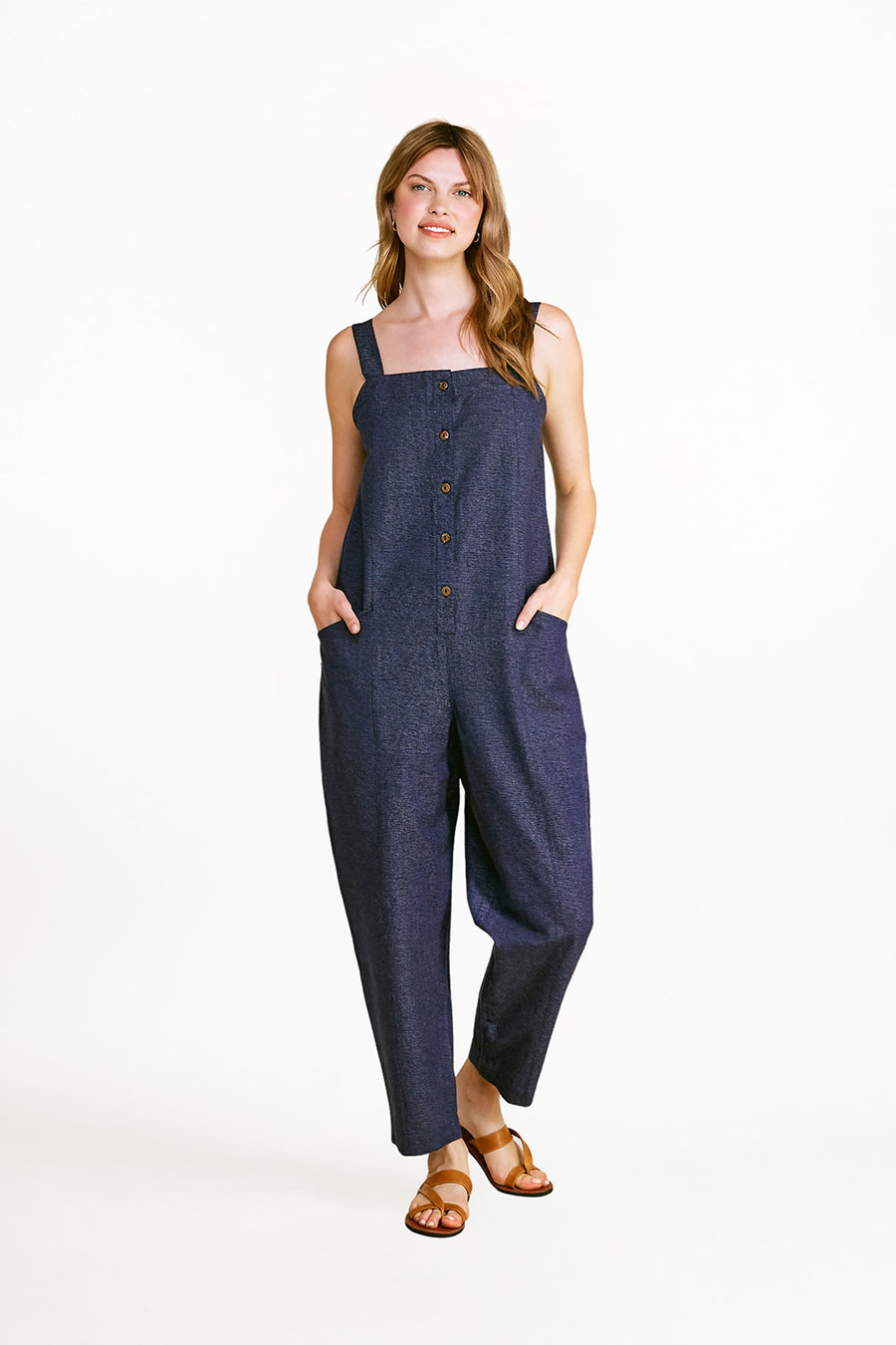 Tessie Jumpsuit in der Marine