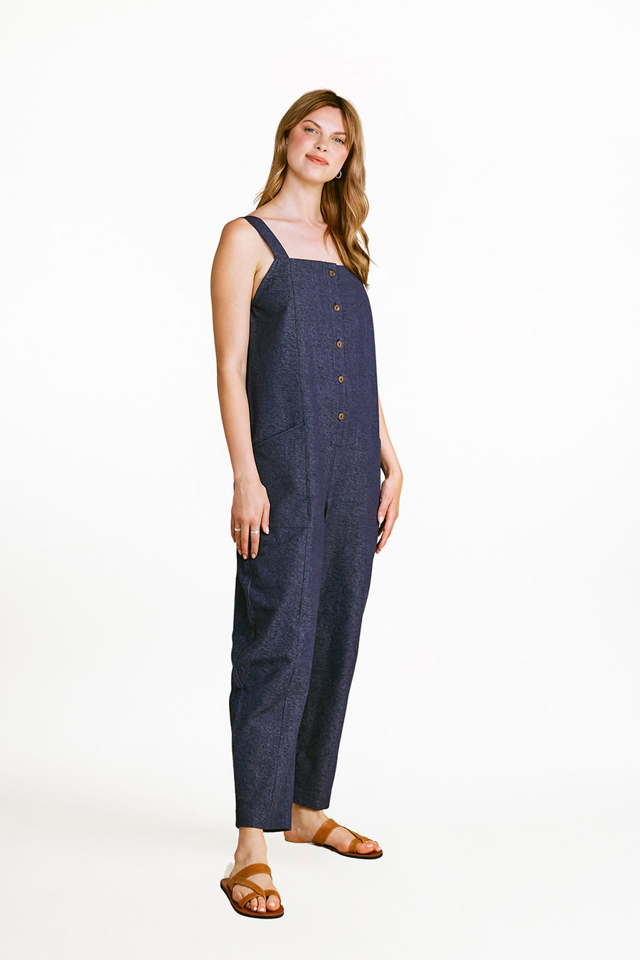 Tessie Jumpsuit in der Marine